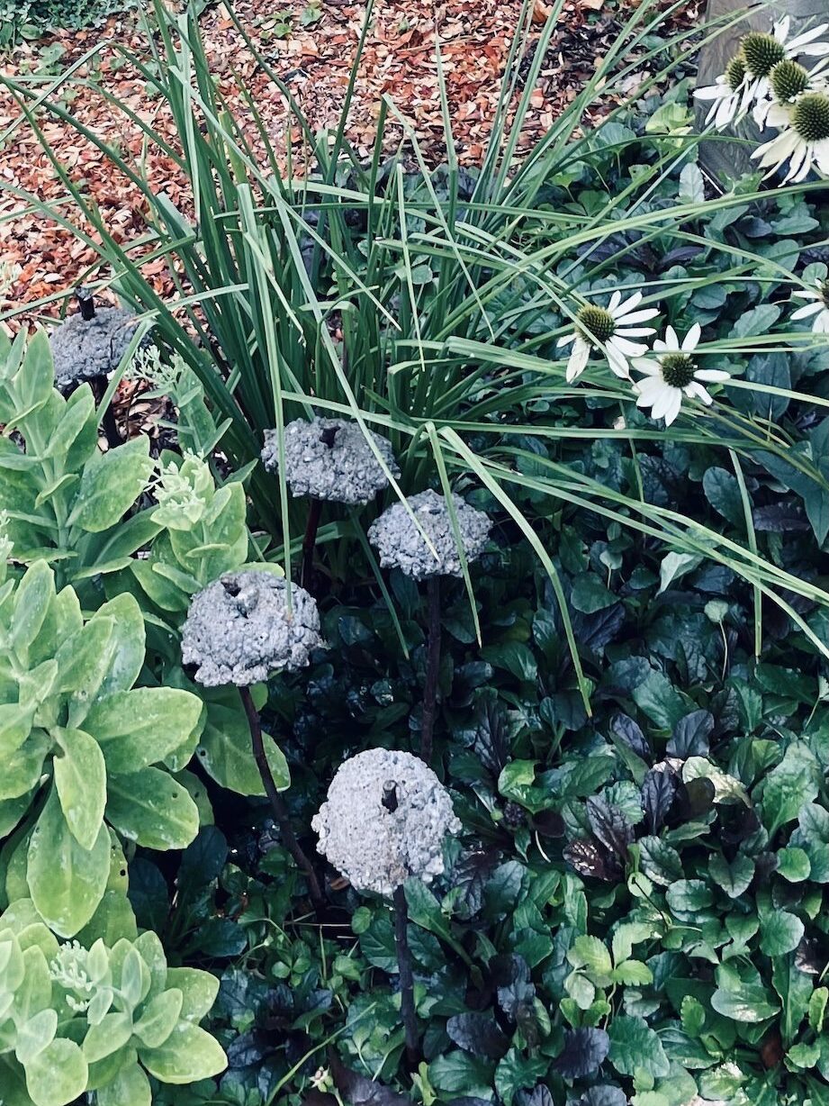art in garden